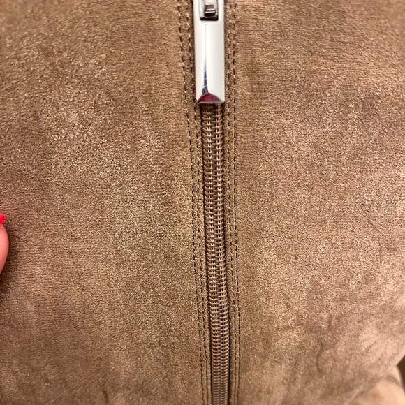 Just Fab Tan Suede Stiletto Boots - Picture 6 of 7